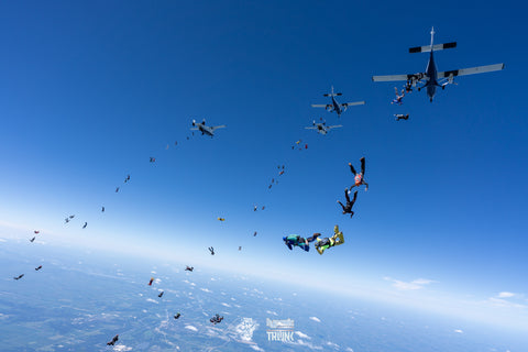 Filming Bigways & Record Formation Skydives